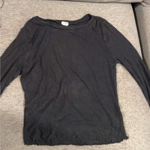 Garage cropped long sleeve